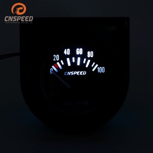 CNSPEED เกจวัดแรงดันน้ำมัน 52 มม. 0-100PSI สำหรับรถยนต์ 12V ใช้ในรถยนต์ - Product Image 2