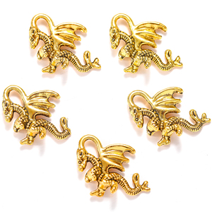 Ciondolo in lega di 7 colori drago volante per bracciale collana portachiavi ciondolo fai da te accessori per gioielli che fanno 18*15mm D814 - Product Image 4