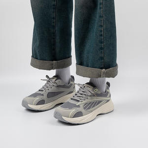 Dày Duy Nhất clunky Hợp Thời Trang OEM ODM Thiết Kế Tùy Chỉnh Thương Hiệu Giản Dị Ren-Up Sneakers Với Thấp Thiết Kế Hàng Đầu Của Người Đàn Ông Trượt Ván Giày - Product Image 4