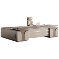 Ensemble de mobilier de bureau moderne, ergonomique et durable de style nouveau pour manager/chef, bureau de direction de haute qualité