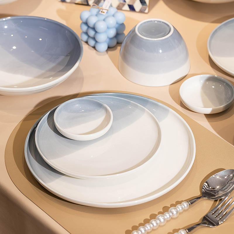 Single Bowl and Plate Set for Home Use 2024 New Ceramic Good