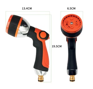 Pistola de Agua de Jardín con 10 Funciones, Herramienta de <span class=keywords><strong>Riego</strong></span> para Flores y Vegetales, Rociador de Agua, Pistola de Lavado de Autos de ABS - Product Image 5