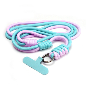 Logo personalizzato stampato cordino in Nylon regolabile porta telefono personalizzato cinghie per cellulare con funzione di spalla - Product Image 3