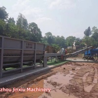 JinXiu Automatische Doppelwalzen-Holzentschichtungsmaschine Elektrische Holzschälmaschine mit Einstellbarer Geschwindigkeit Einfache Bedienung für die Forstwirtschaft