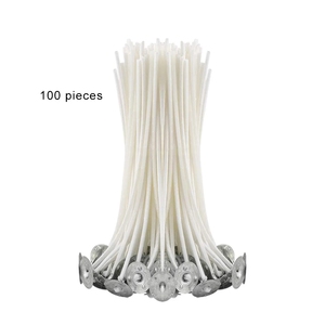 Mechas De algodón preenceradas con lengüetas, Para telas De Tubo, Velas, 100 unidades - Product Image 6