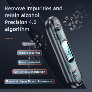 Großhandel Profession eller tragbarer Alkohol tester Wiederauf ladbarer Digital Fit Atem alkohol tester - Product Image 5