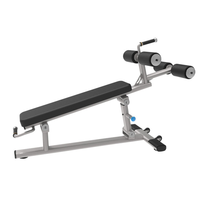 Banc de musculation réglable commercial 52 kg - Banc en cuir PU avec coussin d'assistance pour sit-up et cadre en acier pour la maison/la salle de sport (vente en gros)