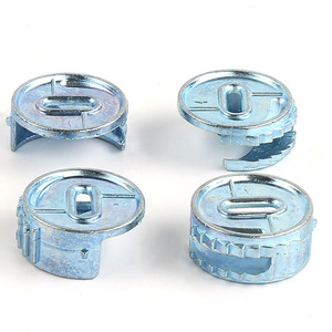 Zinc Alloy Connector 24mm Diameter For <b>Wardrobe</b> Drawer Furniture <b>Hardware</b> Support - Product Image 2