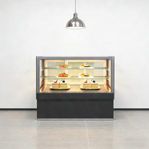<span class=keywords><strong>Vitrine</strong></span> Réfrigérée Commerciale pour Gâteaux, pour Supermarchés, avec Porte Coulissante Arrière Ventilée à Refroidissement par Air - Product Image 4