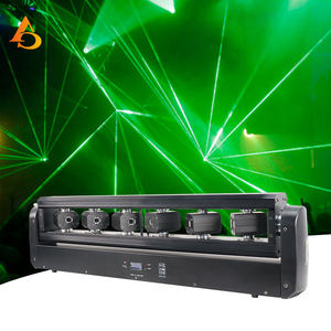 Luce Laser a 6 Occhi con Animazione Completa per Spettacoli Feste e Discoteche Testa Mobile Laser RGB a 6 Occhi - Product Image 1