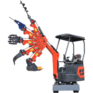 Spedizione gratuita 1.5 tonnellate Micro Bagger 1.5 Ton Mini escavatore 1.5 t macchine movimento terra - Product Image 3