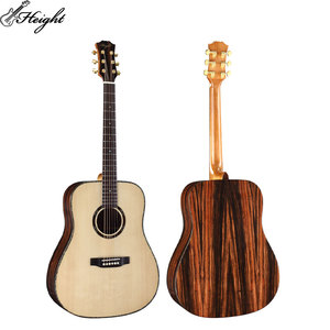 Best AA Grade Solid <b>Top</b> Acoustic Resonator Guitar with Gloss Finish Rosewood Fretboard Daddario <b>Strings</b> - Product Image 1