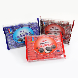 Regalo di <span class=keywords><strong>capodanno</strong></span> 600g biscotto piccolo vinilla crema sottile sandwich biscotti cracker cioccolato cracker biscotti al burro - Product Image 1