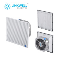 Ventilateur de gaine LINKWELL LK6626.230, ventilation d'armoire, filtre anti-poussière, commande électrique, 220V, moteur en plastique, ventilateur de refroidissement