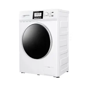 High Quality Front loading low noise grey color washing machine for household