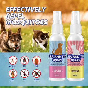 Spray anti-puces et tiques pour animaux domestiques avec des <span class=keywords><strong>huiles</strong></span> naturelles pour chats et chiens - Product Image 4