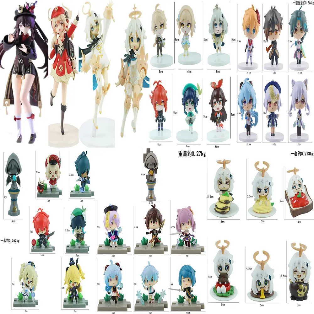 Figuras de impacto Genshin, venta al por mayor, Pai Meng Keli, adornos de animación de nogal, Genshin Impact Battlefield, caja ciega heroica, juguetes, muñecas