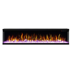 <span class=keywords><strong>Chimenea</strong></span> Eléctrica de 3 Lados con Control Remoto y Brillo Ajustable de 60''/72'', con Leños/Cristales, para Interiores - Product Image 2