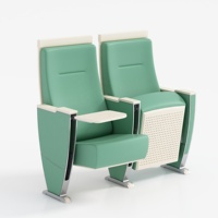 Chaise et Table de salle de conférence en tissu rouge pliable de qualité supérieure