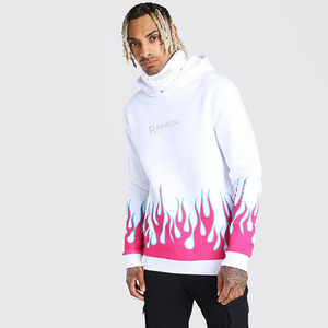 Sweat à capuche ds cigarette, vêtements personnalisés, imprimé flamme - Product Image 5
