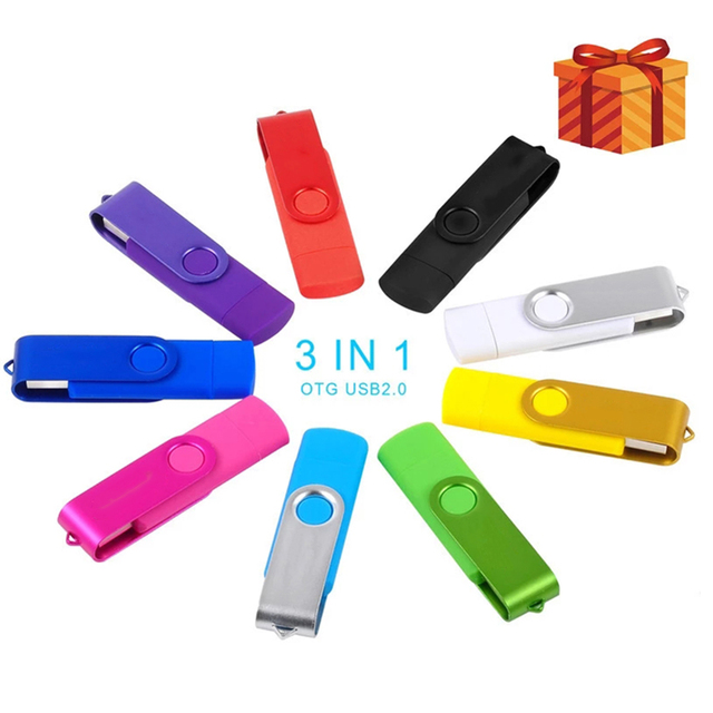 Promotional Custom USB Flash Drive 2.0/3.0 Swivel 128GB Custom Logo New 64GB 32GB 16GB 8GB 4GB 2GB 1GB Memory Stick Options