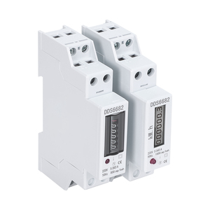 Một pha điện tử kWh <span class=keywords><strong>Meter</strong></span> với <span class=keywords><strong>LCD</strong></span> Hiển thị đường sắt gắn 1P đơn vị cho Din Rail cài đặt - Product Image 4