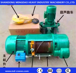 Palan à câble métallique manuel/électrique compact 1-<span class=keywords><strong>10Ton</strong></span> avec protection contre les surcharges, certifié ISO9001 - Product Image 3