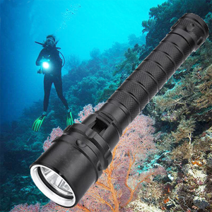 Đèn pin lặn T6 <span class=keywords><strong>LED</strong></span> dây buộc chống rơi 70m IP68 không thấm nước Đèn pin lặn dưới nước hang động sâu Câu Cá Biển tàu ngầm lặn ánh sáng - Product Image 4