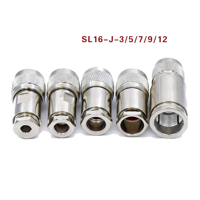 Connecteur coaxial RF SL16-J-3, type enfichable, prise UHF M pour connecteur mâle, adapté aux fils SYV50-30/RG58