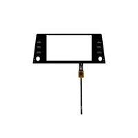 Écran tactile capacitif trapézoïdal de 5 pouces adapté à la navigation automobile MP5