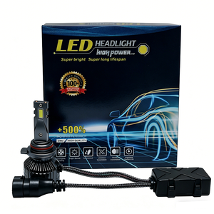 Faro LED para Auto 12V IP67 200W H7 H11 Canbus H10 9012 H4 Hb3 9005 Azul con Luz LED para Coche H1 H3 H27 H13 9007 9004 - Product Image 1