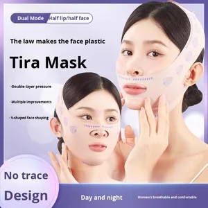 Bán Buôn Nhà Vẻ Đẹp Mặt Nạ Nâng Băng Khuôn Mặt Giảm Béo V Khuôn Mặt Làm Săn chắc <span class=keywords><strong>Nasolabial</strong></span> Nếp Gấp Đôi Chin Mặt Nạ Nâng - Product Image 5