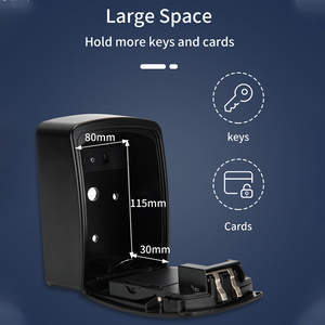 Boîte à clés numérique murale sécurisée <span class=keywords><strong>pour</strong></span> hôtel, maison, portail, immobilier, voiture – Rangement sans clé - Product Image 4