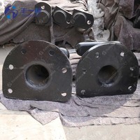 Borne d'amarrage marine en fonte 15T 50T 200T, fabricant chinois, borne d'amarrage marine à trois voies, borne d'amarrage de type delfin pour navire
