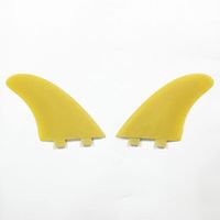 Ailerons de planche de surf unisexes en fibre de verre alvéolée, double fixation, réglables, résistants à l'eau, accessoires de surf