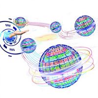 Wynsia FF311 Bola Voladora Inteligente con IA, Levitación Magnética, Efecto Boomerang - Juguete Educativo Portátil para Niños y Adolescentes