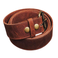 Acheter Ceinture en cuir marron de voyage de poche d'argent caché nouveau design fabricant de personnalisation de ceintures en cuir unies meilleure ceinture pour hommes