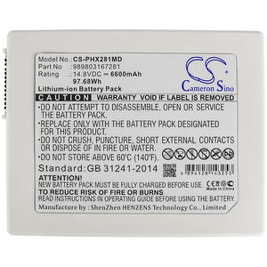 Batterie pour Défibrillateur Philips, <span class=keywords><strong>Heartstart</strong></span> XL Plus,Moniteur, Défibrillateur Philips Hearstar 989803167281, M6479,SE02211 - Product Image 3