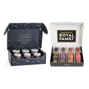 Boîte d'emballage en <span class=keywords><strong>carton</strong></span> personnalisée pour sauce, boîte en <span class=keywords><strong>carton</strong></span> ondulé pour l'expédition de sauce chili, boîte pliable pour bouteille de pâte, boîte d'expédition - Product Image 3