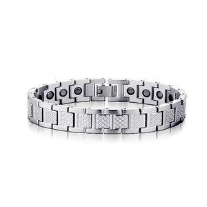 Brazalete de Acero Inoxidable con Diseño de Cocodrilo de Gran Venta para Hombre Pulsera con Grabado de Logotipo Personalizable para Aniversario - Product Image 5