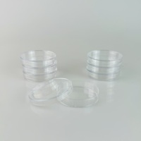 60 Millimeters 90 Millimeters 120 Millimeters Sterile Transparent Plastic Petri Dishes for Laboratory Use