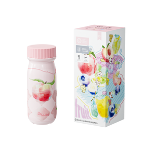Bouteille isotherme en acier inoxydable DILLER 380 ml avec infuseur à thé, <span class=keywords><strong>thermos</strong></span> à motif de fruits pour boissons chaudes et froides - Product Image 6