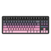 Clavier mécanique ergonomique RGB pour jeux Attack Shark X87 Tri-mode Gasket, original, 80% ANSI