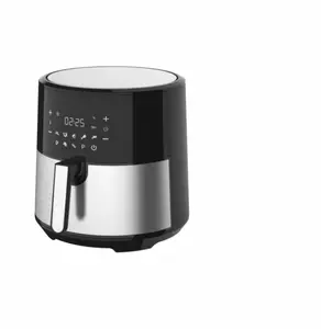 Großer silberner Farbölfreier Fryer 8L digitale Luftfritteuse