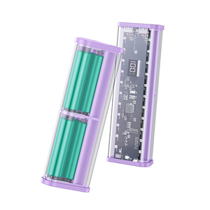 6 18650 pin pd22.5w ngân hàng điện hộp kép USB 12000mAh sạc nhanh với màn hình LED cho quà tặng - Product Image 6