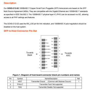 Module émetteur-récepteur SFP en cuivre RJ45 GOXS C12 02 1.25G 1000Base-T 100M, connecteur réseau Ethernet pour commutateurs Gigabit - Product Image 4
