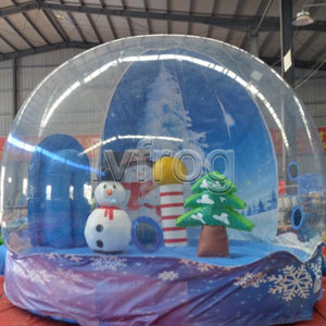 PVC 버블 하우스 풍선 스노우 글로브 사진 부스 어린이 파티 이벤트 - Product Image 1