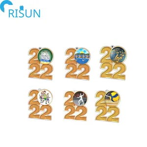 Médaille en acrylique vente en gros logo personnalisé Chœur Bateau Équipage Fun Run Pétanque Médaille en acrylique argent Volley-ball Football Sport Trophée Médaille