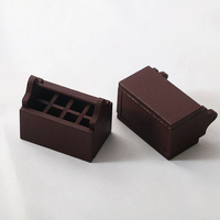 Mini-boîte à outils simulée avec outils de réparation pour accessoires de maison de poupée, mini-marteau, clé à molette, ornements DIY