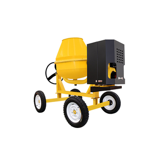 Máquina eléctrica portátil manual a buenos precios, herramienta mezcladora de hormigón, minihormigoneras de tipo pequeño de 350 l a la venta, China - Product Image 4
